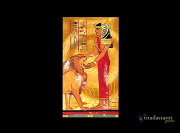 Plano espiritual carta 11 tarot egipcio